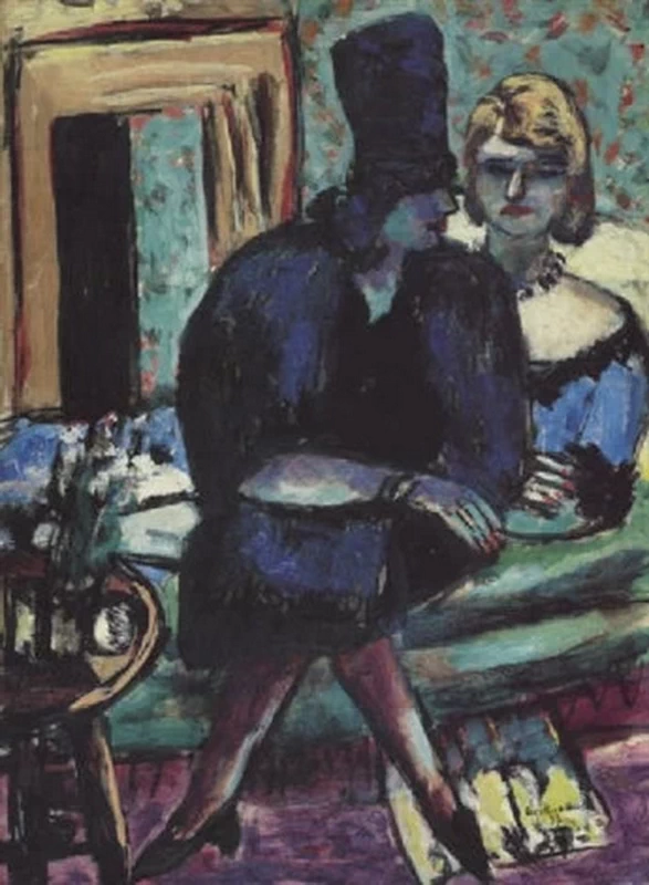 Due donne sul sofà - Sammlung Firmengruppe Ahlers